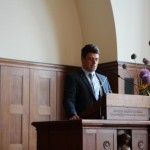 Der ehemalige Auszubildende David Fischer, HL-B-Student