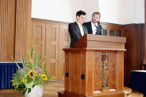 Absolventen Thomas Nübel und Mats Weller